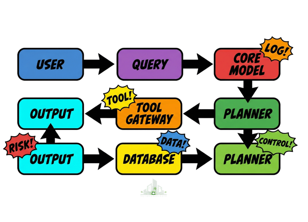 Schema generale orchestrazione AI