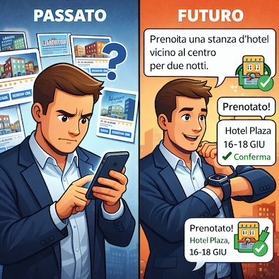 Confronto tra il modo tradizionale e quello guidato da agenti AI